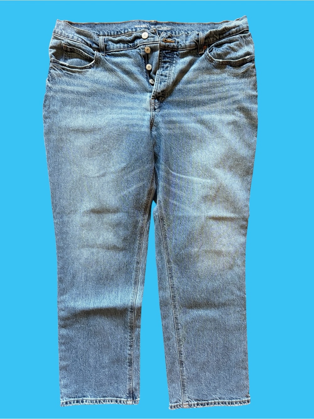 Old Navy Light Blue Straight Leg Jeans